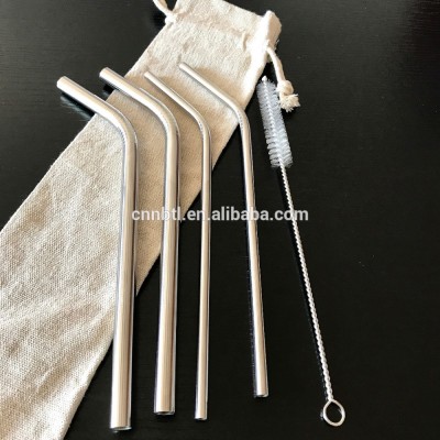 China Manufacturer Metal Drinking Stainless Steel Straw