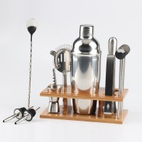 Wholesale Custom Stainless Steel Cocktail Shaker Bar Tool Set