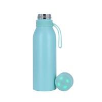 uv led light sterilization water bottle camping cup new design 700ml Stainless steel  uv vacuum flask sport water bottle